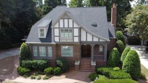 Roof repair in Winston-Salem after storm and wind damage.