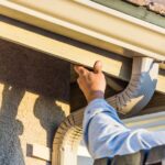 Residential gutter installation in Winston-Salem protecting home exterior.