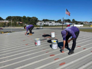 Roof leak repair in Winston-Salem