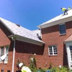 Storm damage roof repair